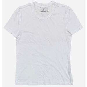 Rowan Women's T-Shirt Tyler Supima Cotton Short Sleeve Top Tee in White